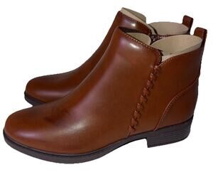 Easy Spirit Lorand Ankle Boots Sz 7M Medium Brown New With Box